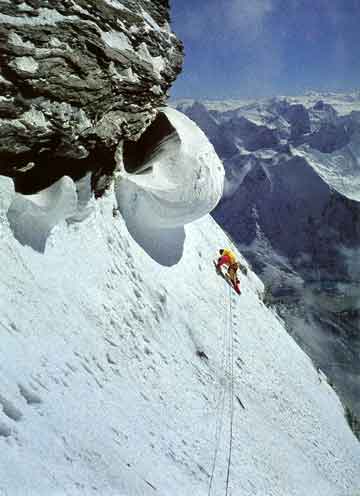 
Christophe Profit Climbs On Lhotse South Wall 1990 - Peaks Of Glory book
